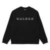 MALBON GOLF Malbon Essential Round Sweatshirt Black (Man)