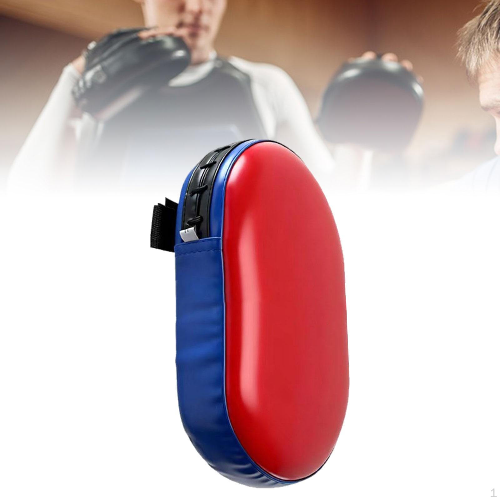 

Бокс 30x20x6см Аксессуары Боксерские лапы для отработки ударов с бинтами для рук для коучинга по кикбоксингу красный