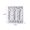 6pcs a Box Christmas Home Decorations Glitter Candy Cane Christmas Tree Decorations