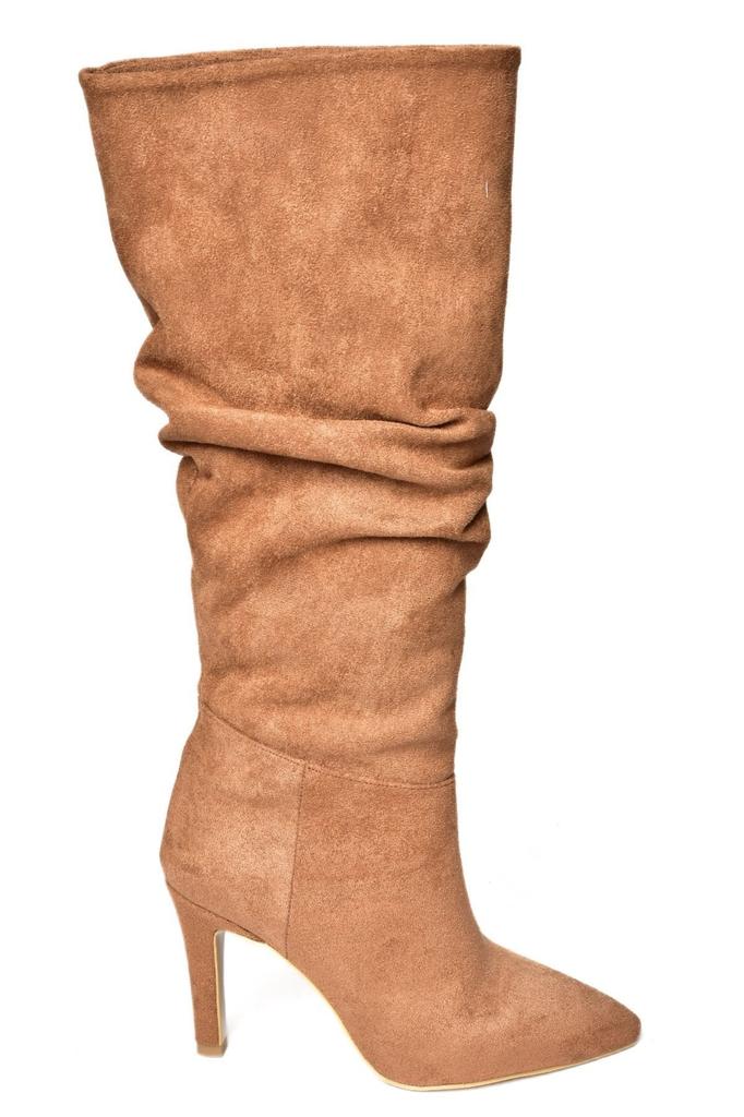 Women Modern Stylish Fashion Boots Boots Faux Leather Suede Skin Suede Thin Heel Boots