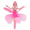 Flying Girls Toys Intelligent Induction Automatic Power Off Protection Flying Dolls for Beginner Kids Pink