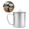 Folding Coffee Cup Tourist Tableware, Outdoor Mug Camp Drinkware Teas Cup Picnics Utensils Kitchen Camping Drinking Cup