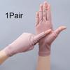 1Pair Wave Point Summer Driving Non-slip Sunscreen Outdoor Touch Screen Breathable Half-finger Gloves Soft Anti UV