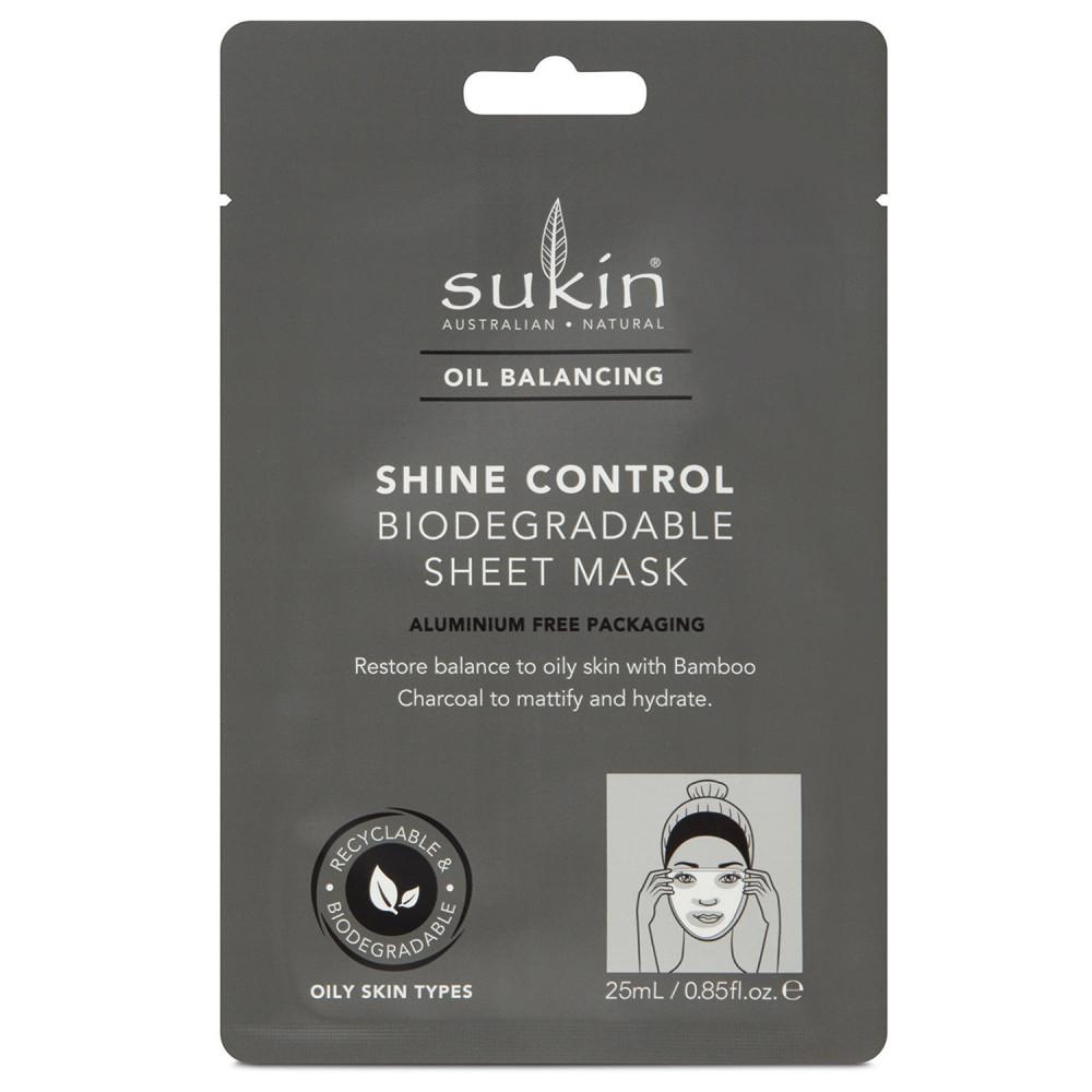 Sukin - Biodegradable Shine Control Sheet Mask -