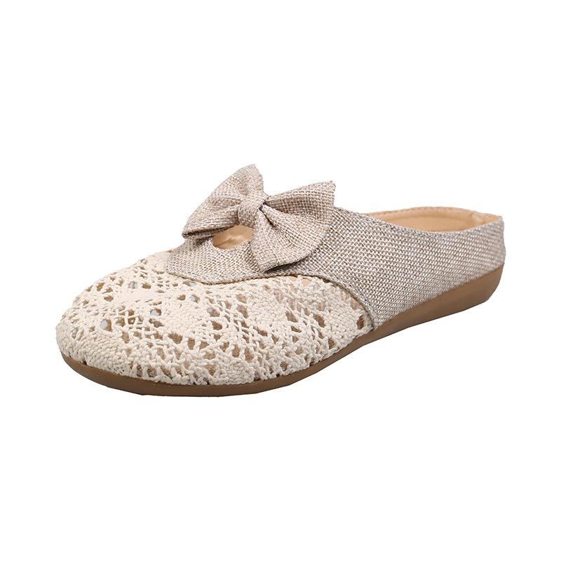 New Style of Baotou Half-slipper Women's Shoes Versatile for Lazy People Fisherman's Cool Slippers