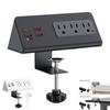 2 Meter Extension Cord Desk Clamp Power Strip PD 20W Power Outlets New Outlet Socket  Office Home