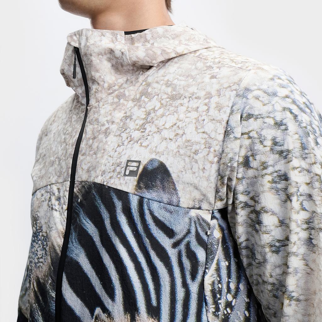 New FILA X BBC EARTH Jacket Men's All Over Print A11M437714FZA