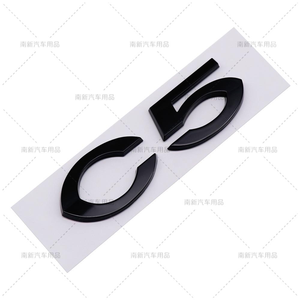 Pegatina de Logo de Coche ABS 3D Insignia para Parachoques Trasero Emblema de Maletero Trasero de Automóvil Calcomanía Accesorios de Estilo para Citroen C2 C4 C5 Picasso Berlingo