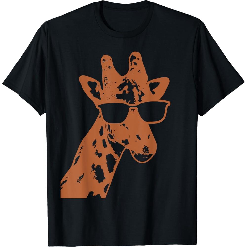 Giraffe Funny Gift Cotton Men T Shirt 3XL