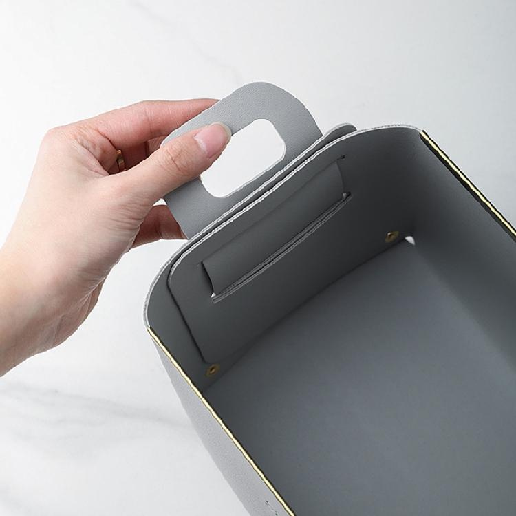 Creative Leather Storage Boxes Small Things Collection Help You to Save Spac