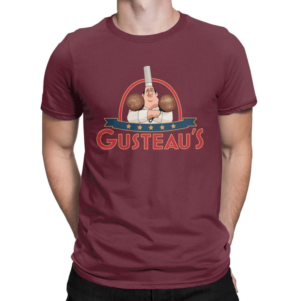 Gusteau S Anyone Can Cook Ratatouille T Shirt Men Chef Cooking Culinary Vintage Tees Crew Neck