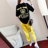 Temperament Ins Short-sleeved Fashion Trend Loose Sports Running Wear Casual Age-reducing Two-piece Suit Summer Women