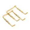 2PCS 4 4 Violin Chinrest Screws Chin Rest Metal Clamp Fittings Stringed Instrument Parts