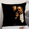 Classic Movie GGodfather Cushion Cover Natural Linen Organic Fabric DoubleSided Printing Sofa Home Decor Gift Pillow Case