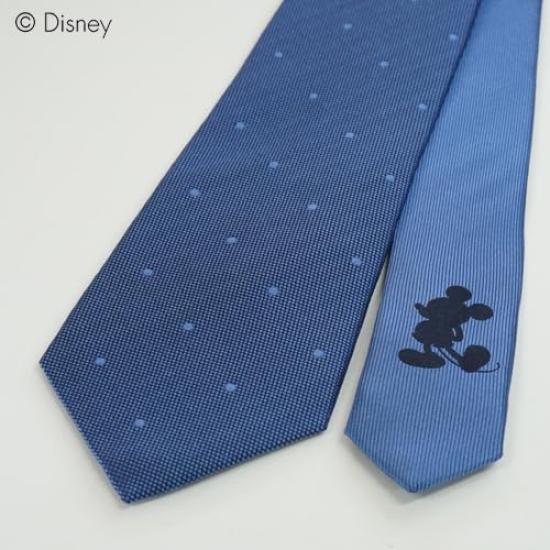 [Disney] Necktie & Tie Bar Set DN902520-2 Navy Blue