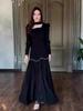 2025 Elegant Retro European Court Style Long Sleeve Dress