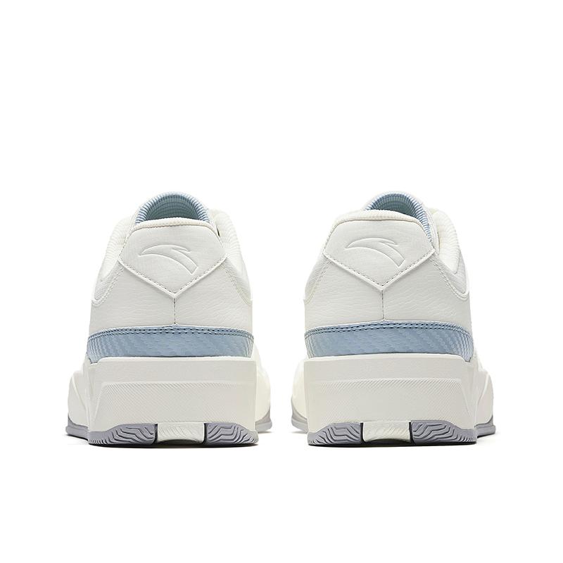 Anta C37 Series Classic Versatile Fashion Casual Slip-Resistant Durable Low-Top Skate Shoes Men Sneaker White Blue 912528037-1