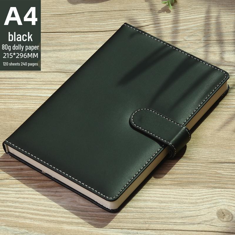 

Надвеликий Товстий Бізнес-Нотатник Формату А4 для Студентів та Зустрічей чорний