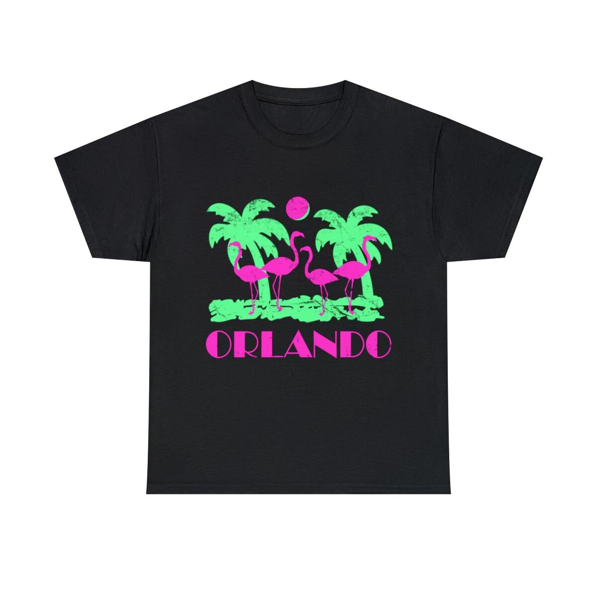 Retro Orlando Florida Graphic Tee Shirt, S-5XL XL