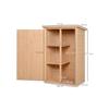 Abri de jardin - Outsunny - Sapin naturel - 75 x 56 x 115 cm - Avec verrouillage - Résistant aux intempéries