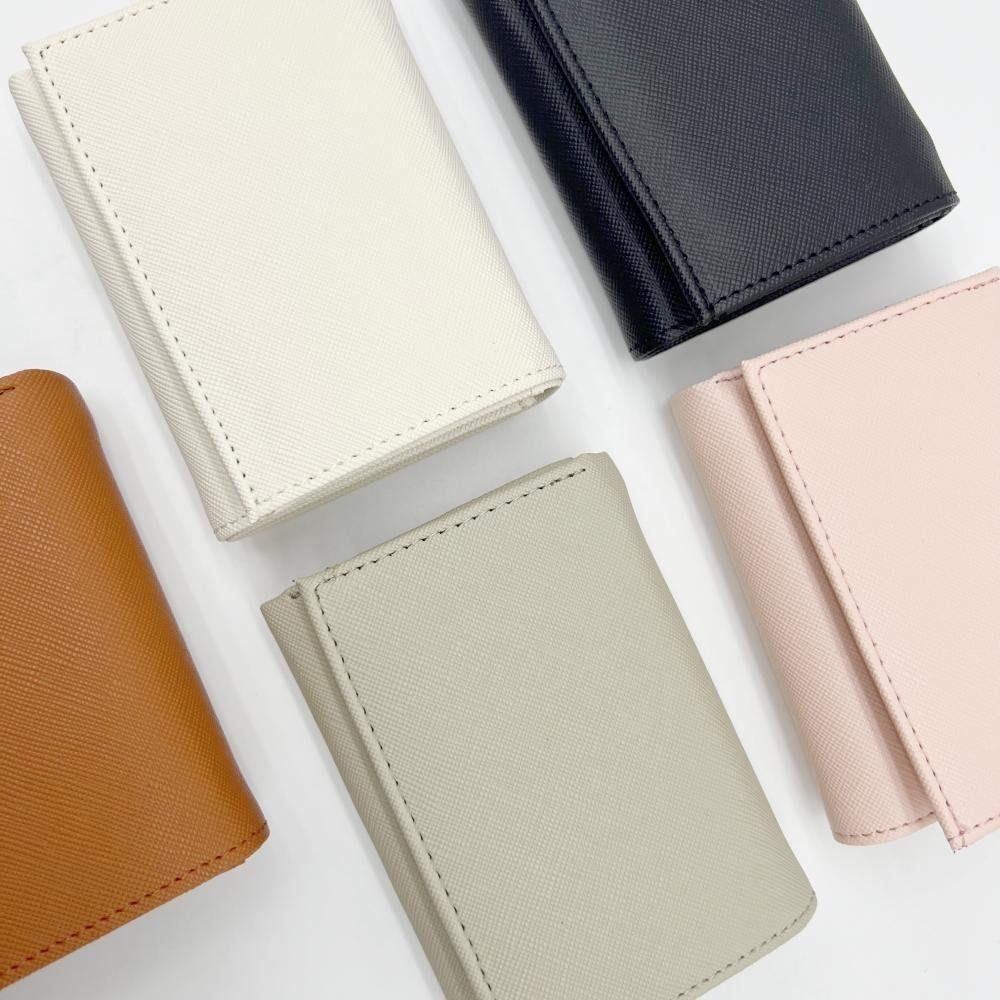 Zipper Bag Tri-fold Coin Purse Portable Travel Card Case Men's Small Wallet  Coin Collection