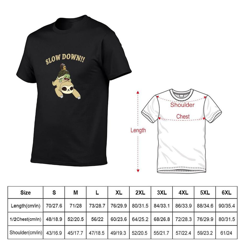 Slow Down TShirt tshirts man heavyweight t shirts oversized t shirts designer t shirt men