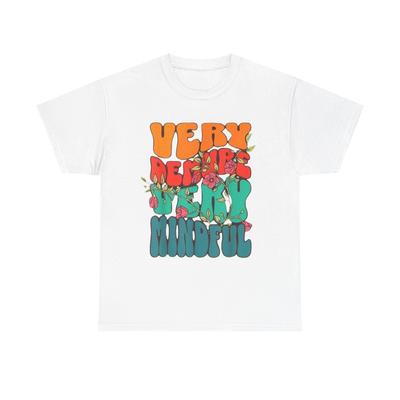 Very Demure Very Mindful T Shirt Graphic Unisex Heavy Cotton Tee NEW GIFT