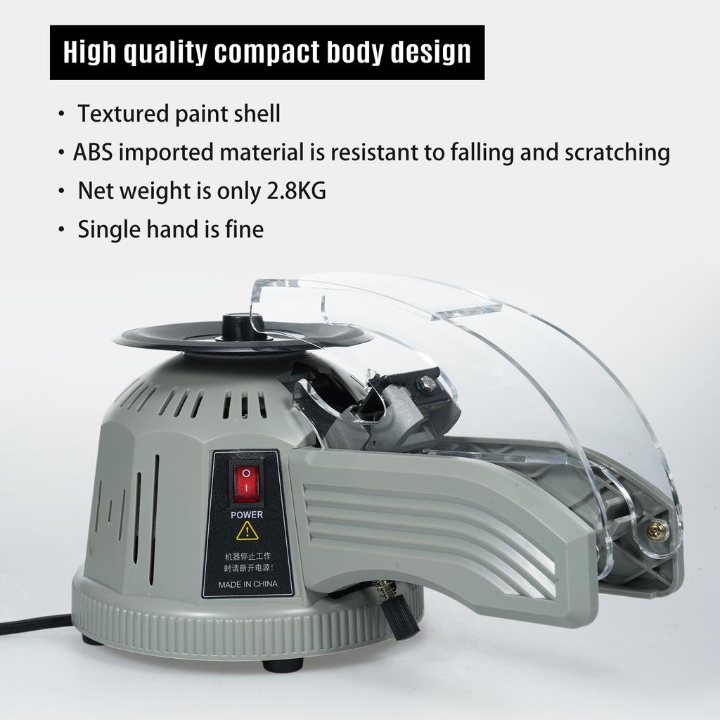 Automatic Tape Dispenser Cutter Electric Rotary Tape Cutting Machine for 253278mm Tape Inner