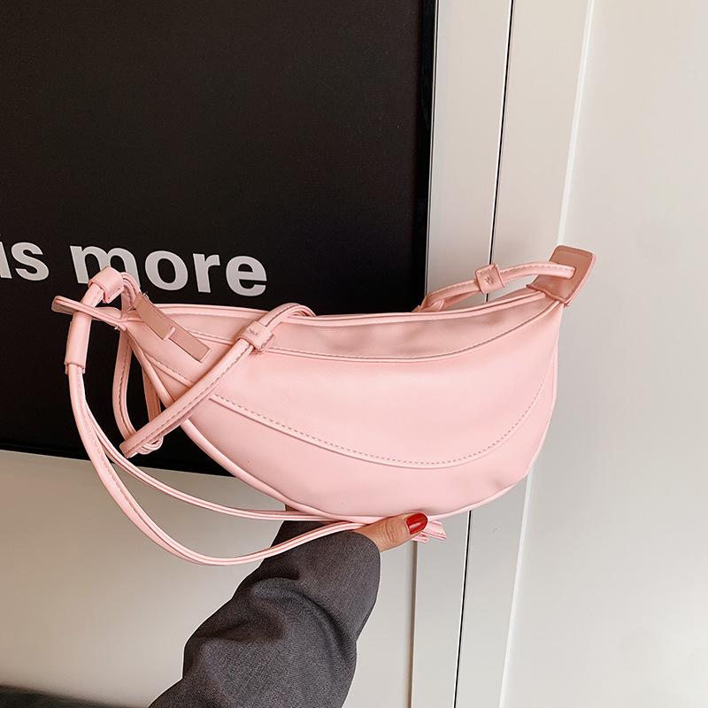 

Сумка корейская высококачественная универсальная сумка-ведро осень-зима 2024 новый нишевый дизайн ретро сумка-мессенджер женская розовый