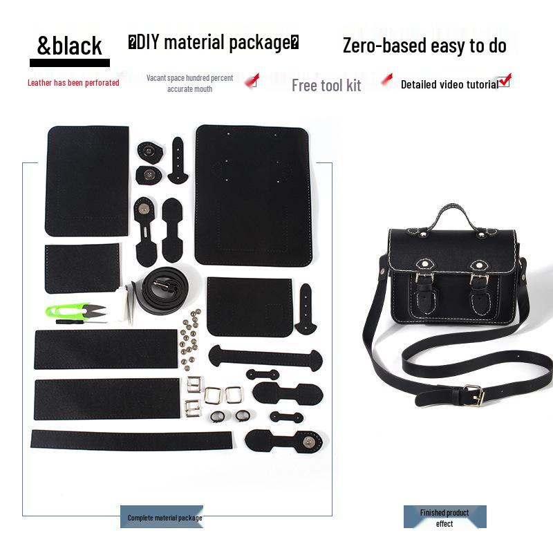 

DIY Handmade Retro Woven Crossbody Bag - Women s Small Cambridge Style Messenger