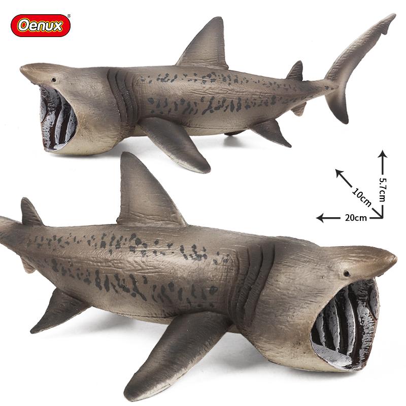 Oenux Ocean Animals Action Figures Sealife Shark Whare Megalodon Model Figurines Pvc Home Decoration Kid Cognitive Education Toy