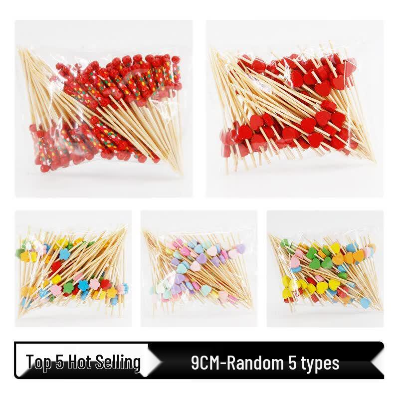 Disposable Bamboo Fruit Picks