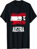 Austria Flag Jersey Austrian Soccer Team Austrian T-Shirt