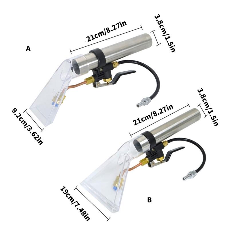 Sprayed Integrated Machine Scraping Head Vacuum Tool Clear Scraping Accessories for Removing Stubborn Dirt and Odors
