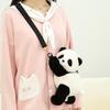 Crooked Head Bag Raccoon Panda Cute Plush Dolls Toy Children Gifts Birthday