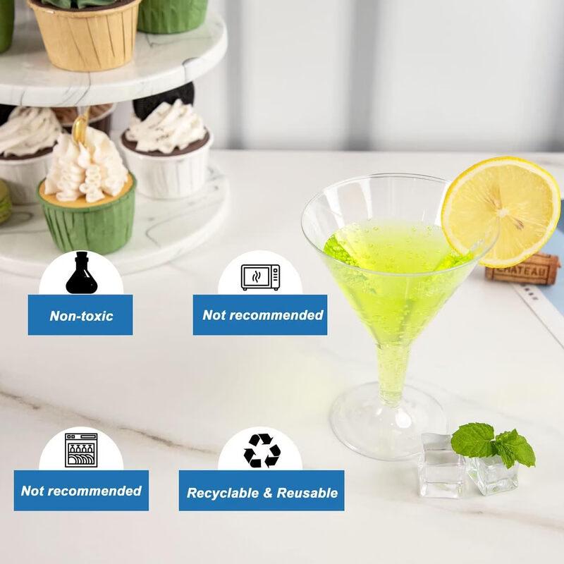 Disposable Plastic Cocktail & Wine Glasses