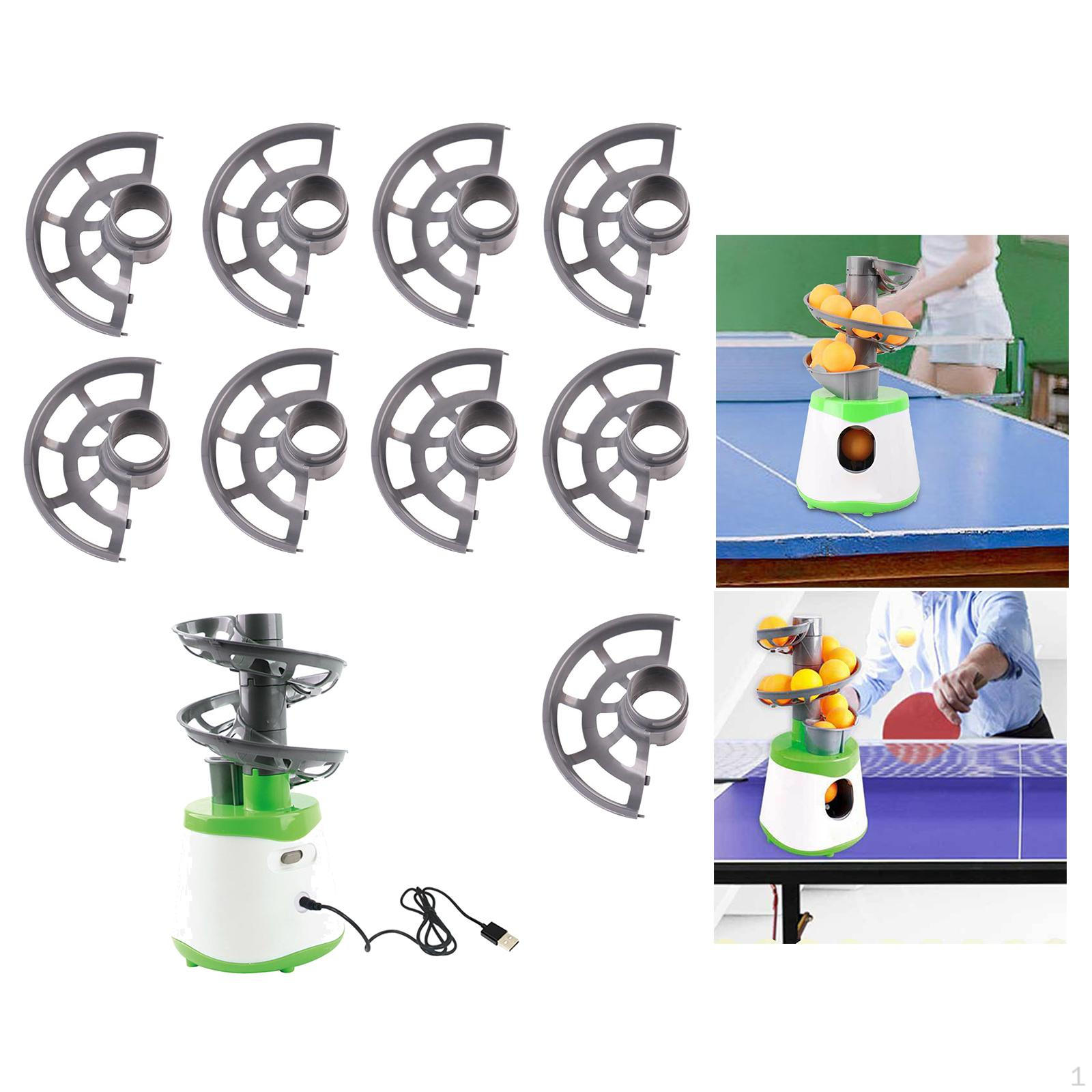 

USB Робот для настольного тенниса Запускатель мячей для пинг-понга для любителя 12 орбит