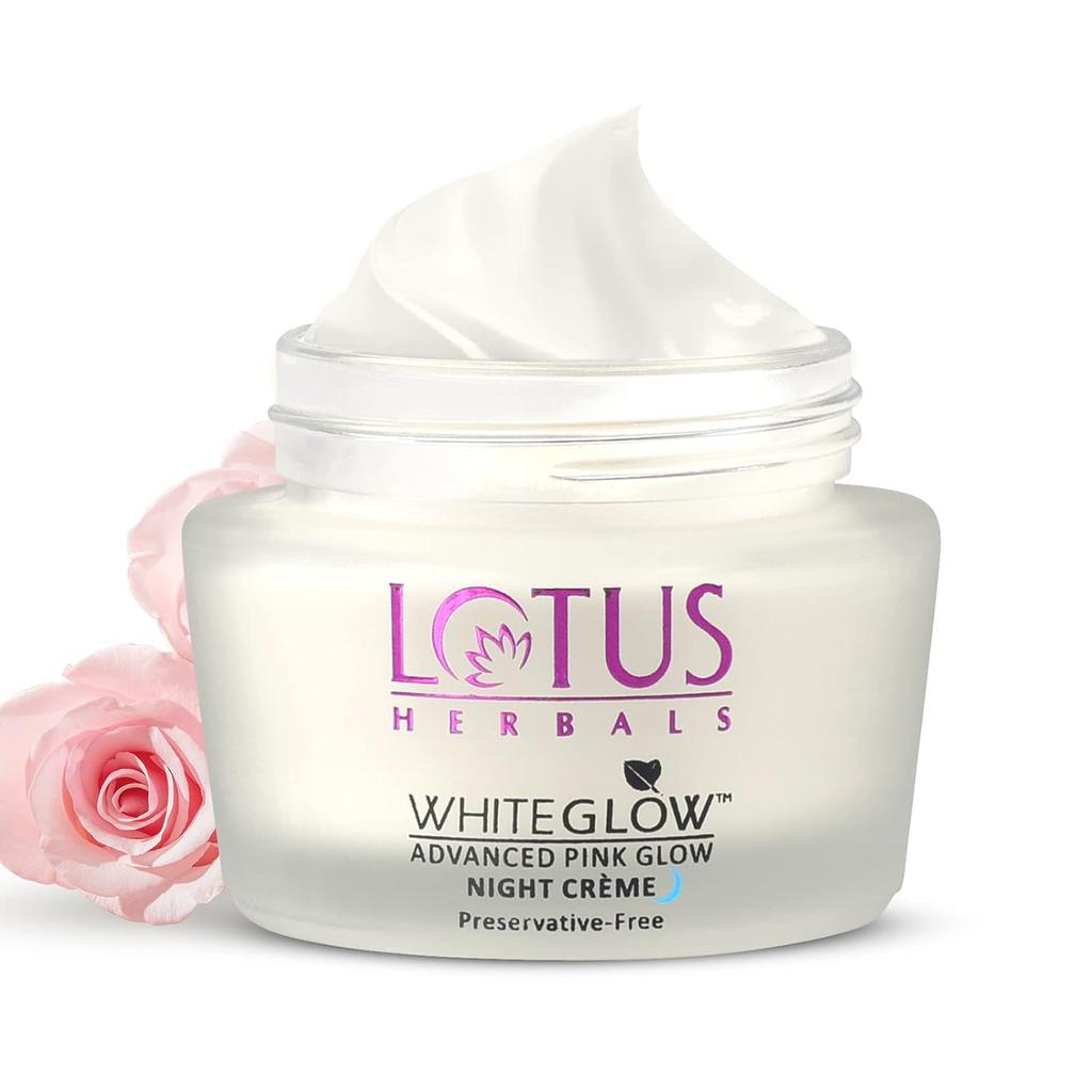 Lotus Herbals Whiteglow Advanced Pink Glow Night Cream 50g