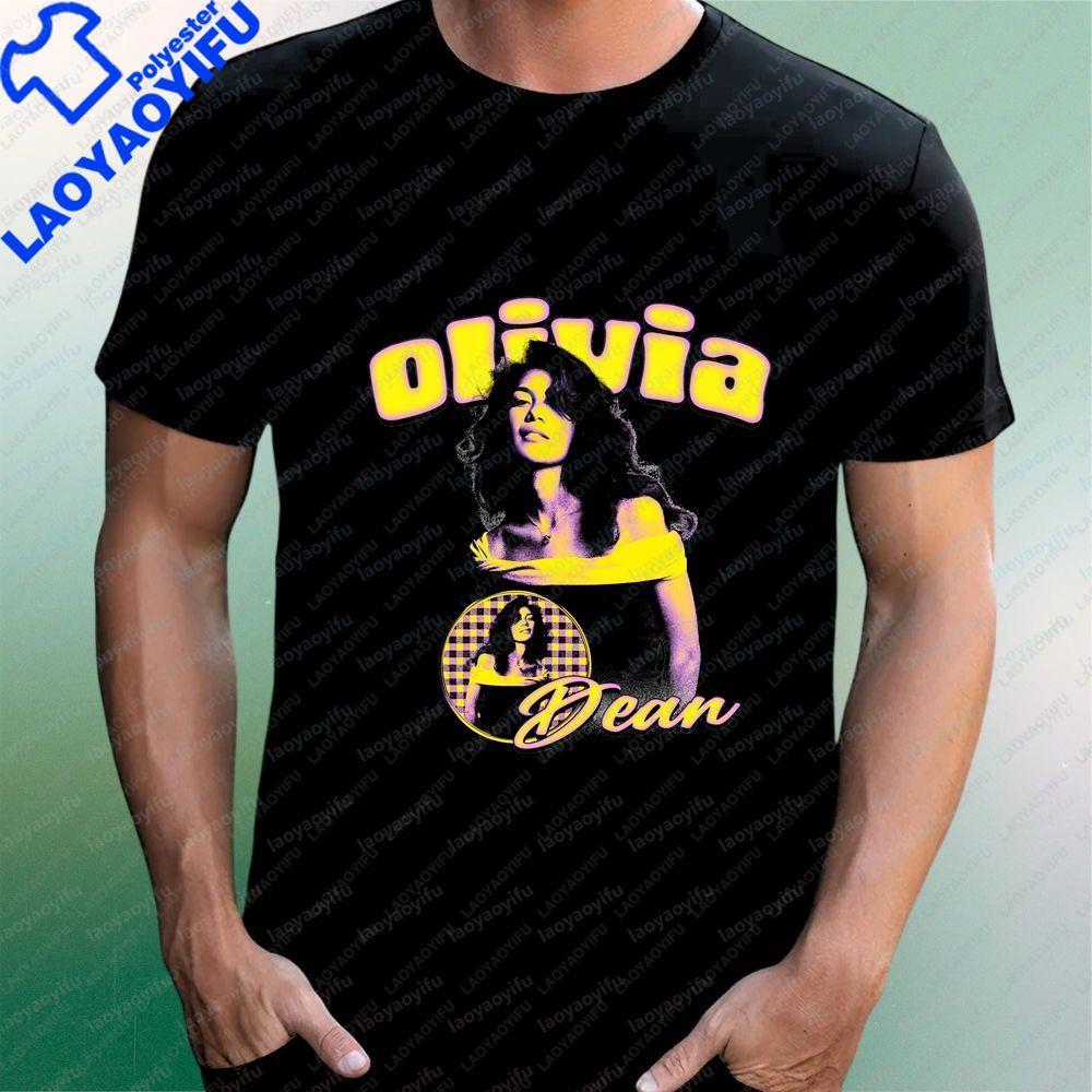 Olivia Dean Popmusik Sommer Lässig Trendig Mehrzweck Kurzarm T-Shirt für Unisex und WoUnisex mit Rundhalsausschnitt Design