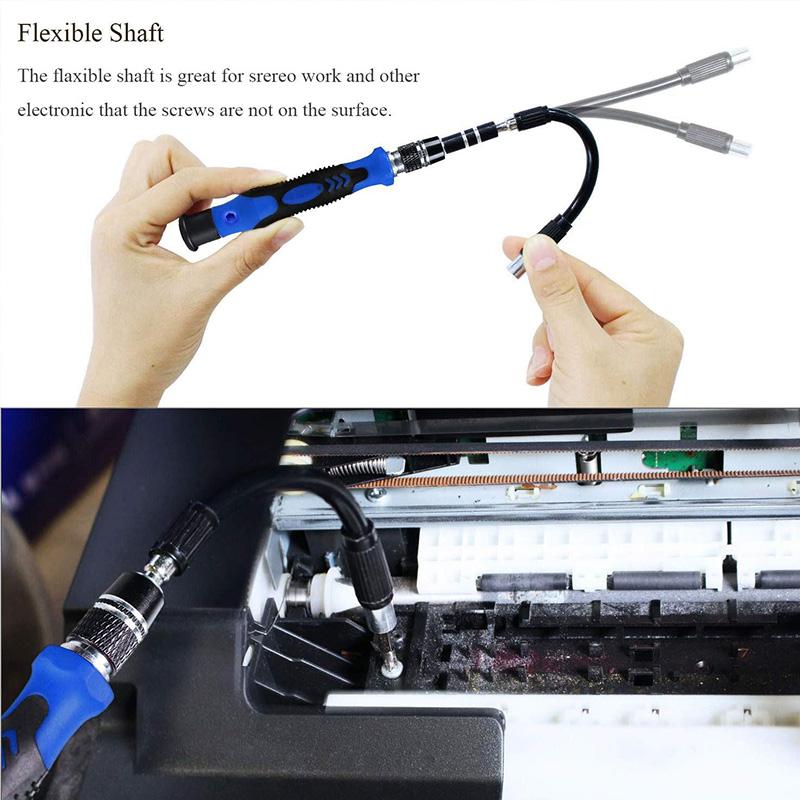 115-in-1-Präzisions-Schraubendreher-Set, DIY-Reparaturwerkzeug-Set für iPhone, Laptop, PC, Uhr, Brille und andere elektronische Geräte