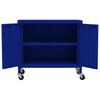 Storage Cabinet Navy Blue 60 x 35 x 56 cm Steel