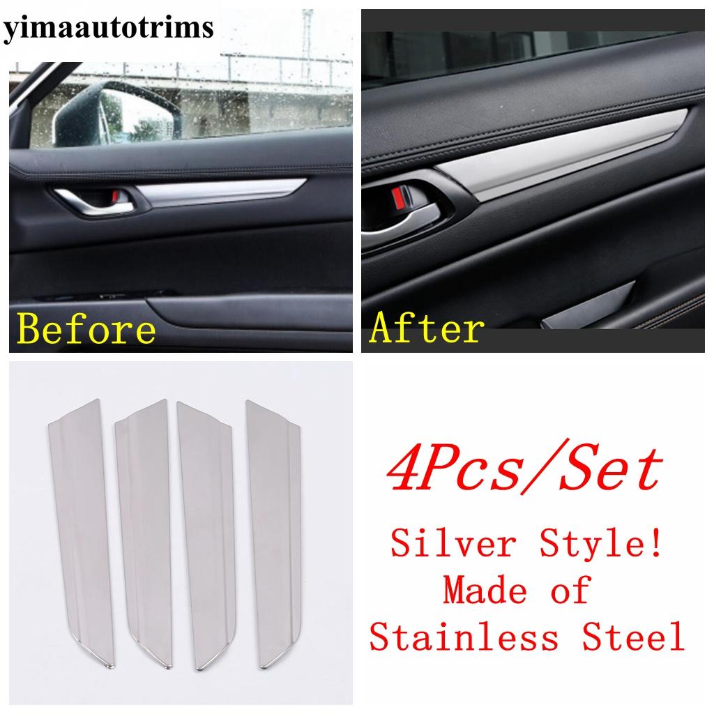 For Mazda CX-5 CX5 2017 - 2024 Water Cup / Shift Gear / Speaker / Air AC / Window Lift Cover Trim Stainless Steel Accessories
