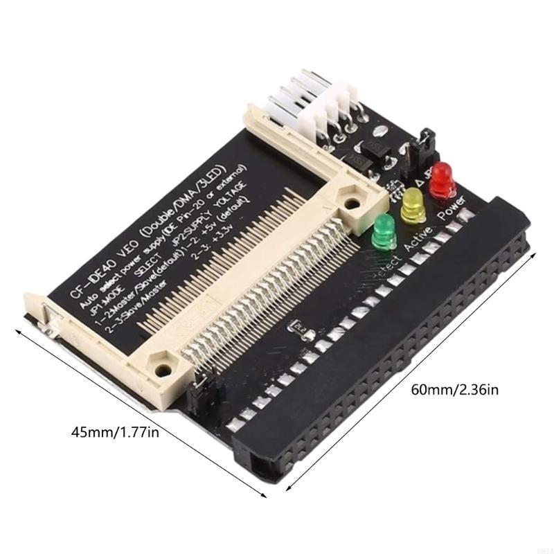 68TA 40 Pin to IDE 3.5 in Compact Flash Card Adapter Bootable Computer Accessories With Low Power Consumption