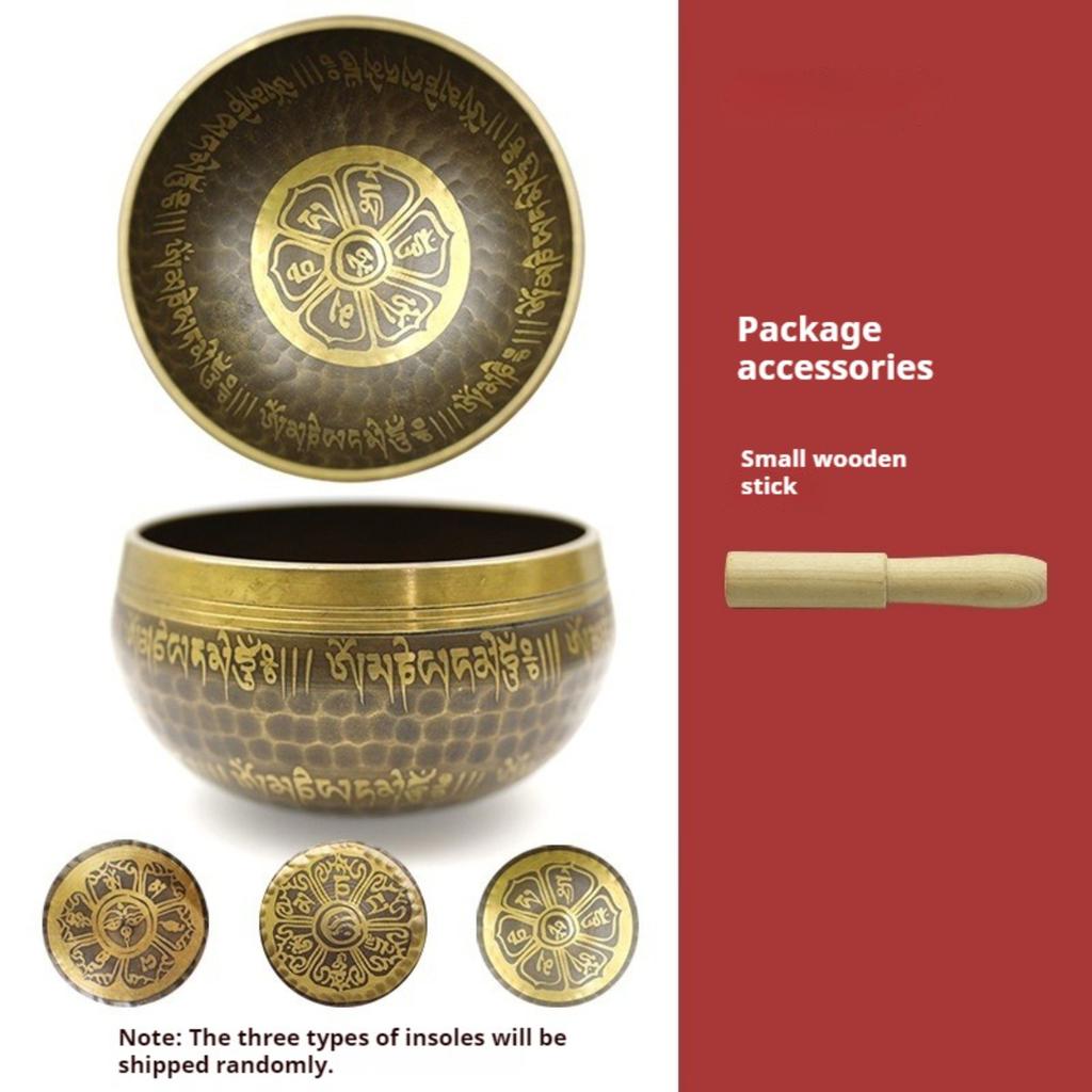 Tibetan Singing Bowl Set - Handcrafted Nepalese Sound Healing Instrument for Meditation, Yoga,& Sound Therapy (with Striker & Cushion)