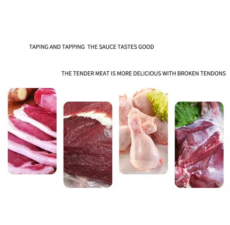 Kitchen Loose Tender Meat Needle Stainless Steel Profession Cooking Meat Tenderizer Tool For Beef Tender Steak Pork Chop Hammer