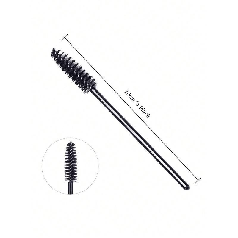 50pcs Disposable Eyelash Brushes, Mascara Wands, Eye Lash Brush, For Eyelash Extensions, Eyebrow Eyeshadow Brow Makeup Supplies
