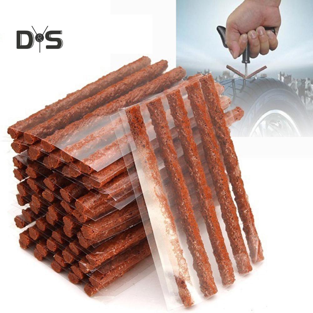 DYS Auto Shop 10Pcs/lot Car Motorcycle Tire Repair Strip Seal Patch Tyre Maintenance Recovery