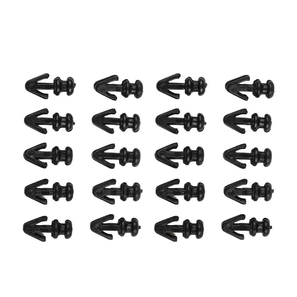Right Door Buckle Rivet Seal Strip 20Pcs Black Car