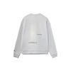Li Ning Ink Splash Print Loose Fit Crew Neck Sweatshirt Unisex Sweatshirt Gray AWDR447-4