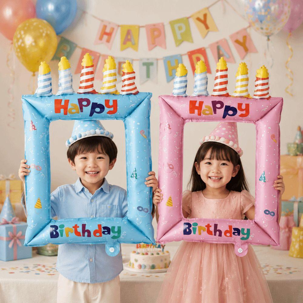 Photo Props Photo Frame Balloons Large Inflatable Balloons  Birthday Party Decorations